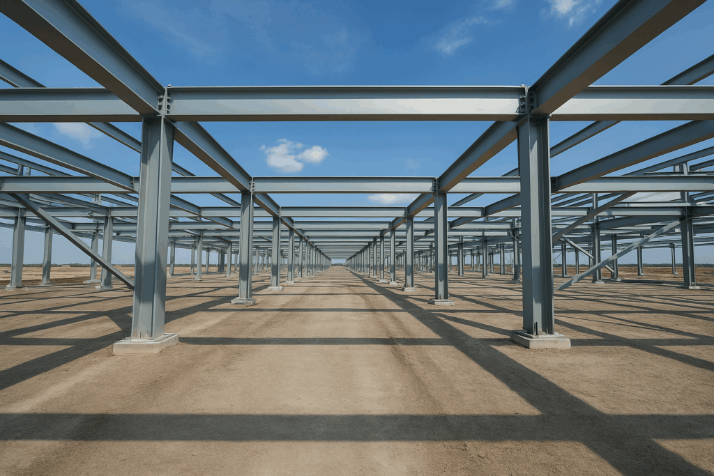What is an I-Beam? Benefits in Steel Construction Projects 2 I-Beam steel structure in Malaysia factory project