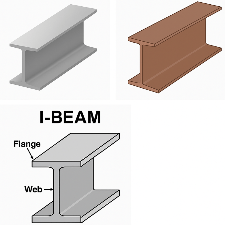 4 Common Uses of I-beam in Construction and Industry 1 Heavy duty I beam supporting industrial structures