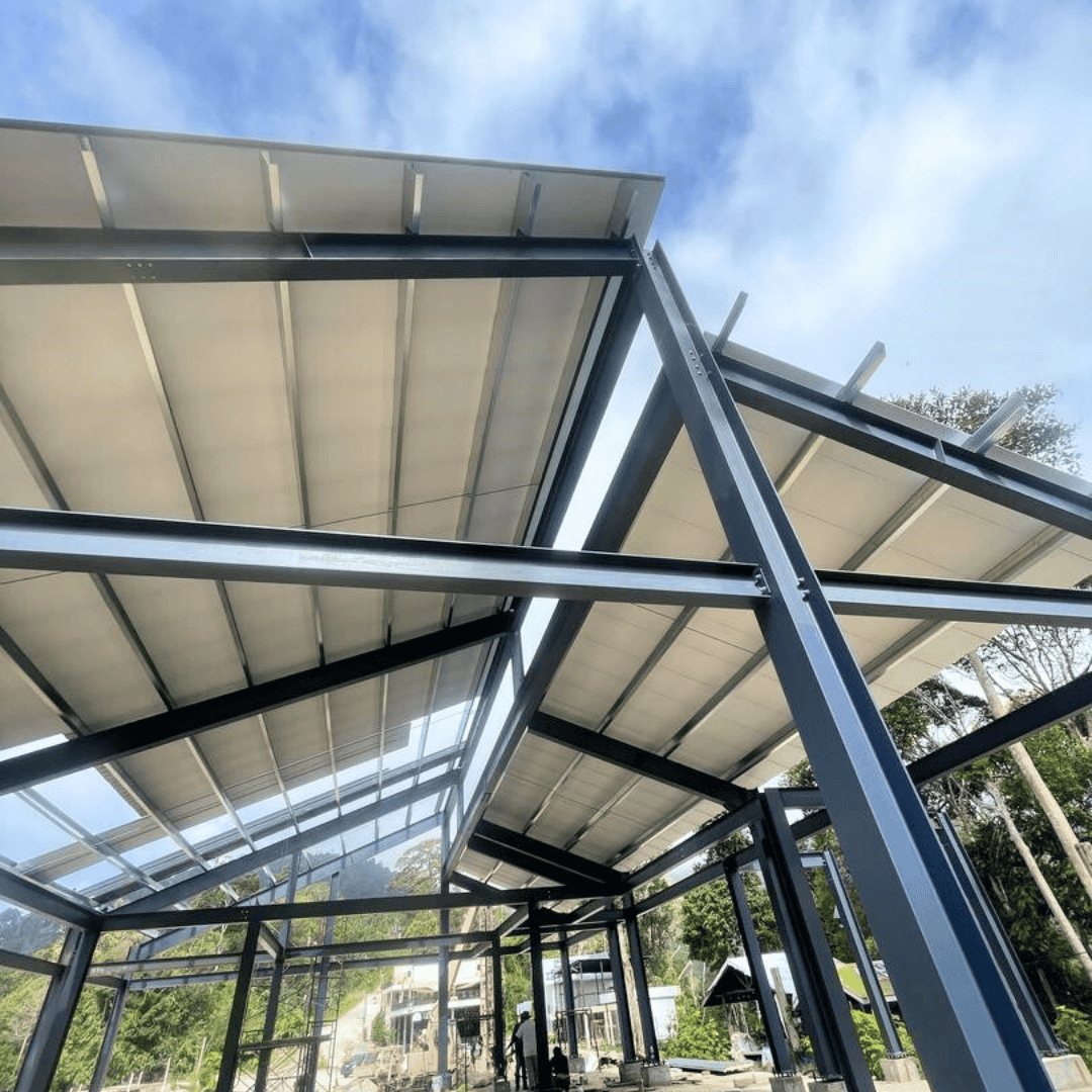 Professional steel fabrication and construction services for industrial buildings