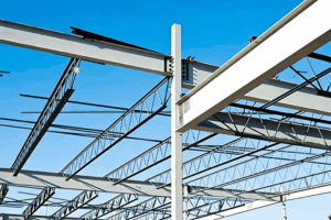 steel beam on buildings