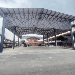 steel construction company in malaysia performing steel structure installation